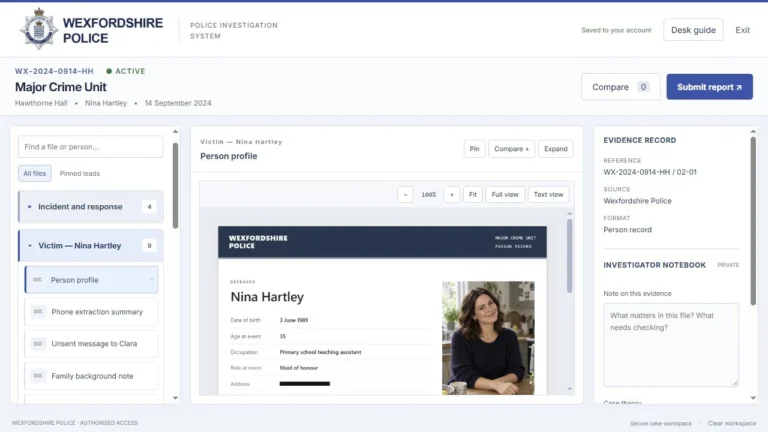Meet the people behind the statements. Build your own picture of what happened.
